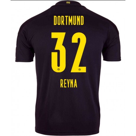 Fotballdrakt Borussia Dortmund Giovanni Reyna 32 Bortetrøye 2020-2021 Kortermet